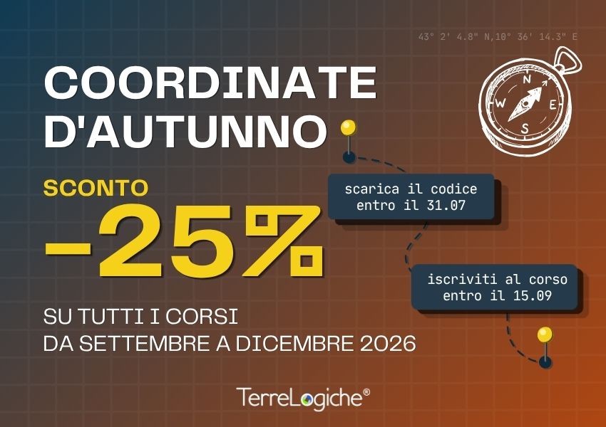 Promo Coordinate d'Autunno Formazione TerreLogiche PromoCorsi TerreLogiche