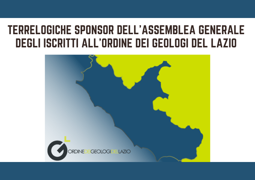 TerreLogiche sponsor Assemblea Generale Geologi Lazio