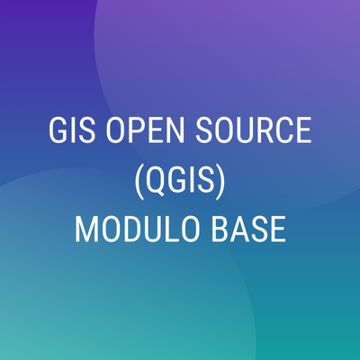 Corso online "GIS Open Source (QGIS) Base"